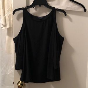 Topshop Black 3/4 sleeve top